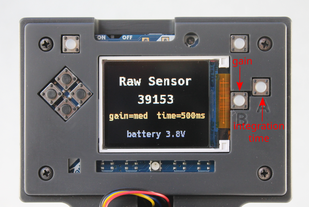 Optimizing the light sensor settings